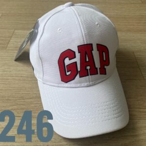 Gorra Clasica - GA Borde Blanco - Blanco Flex - Ajuste Hebilla