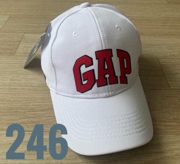 Gorra Clasica - GA Borde Blanco - Blanco Flex - Ajuste Hebilla