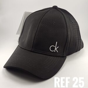 Gorra Clasica - CK Pequeño - Negro Flex - Ajuste Hebilla