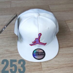 Gorra Clasica - Ni Jordan -  Plana Blanco - Ajuste Plastico