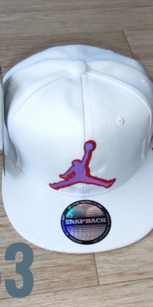 Gorra Clasica - Ni Jordan -  Plana Blanco - Ajuste Plastico