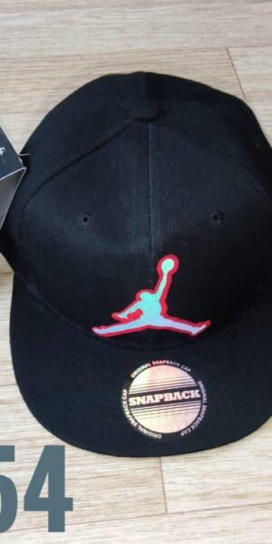 Gorra Clasica - Ni Jordan -  Plana Negro - Ajuste Plastico