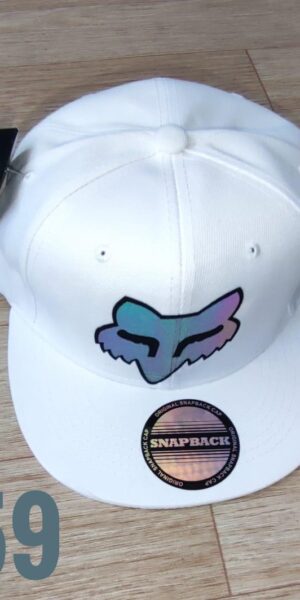 Gorra Clasica - Fo Clasico -  Plana Blanco - Ajuste Plastico