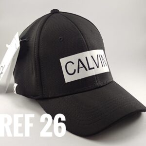 Gorra Clasica - CK Fondo - Negro Flex - Ajuste Hebilla