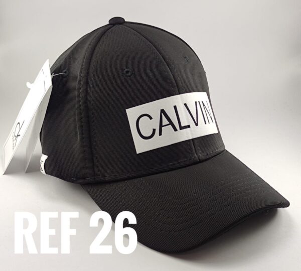 Gorra Clasica - CK Fondo - Negro Flex - Ajuste Hebilla