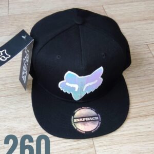Gorra Plana Paño - Fo Clasico -  Plana Negro - Ajuste Plastico