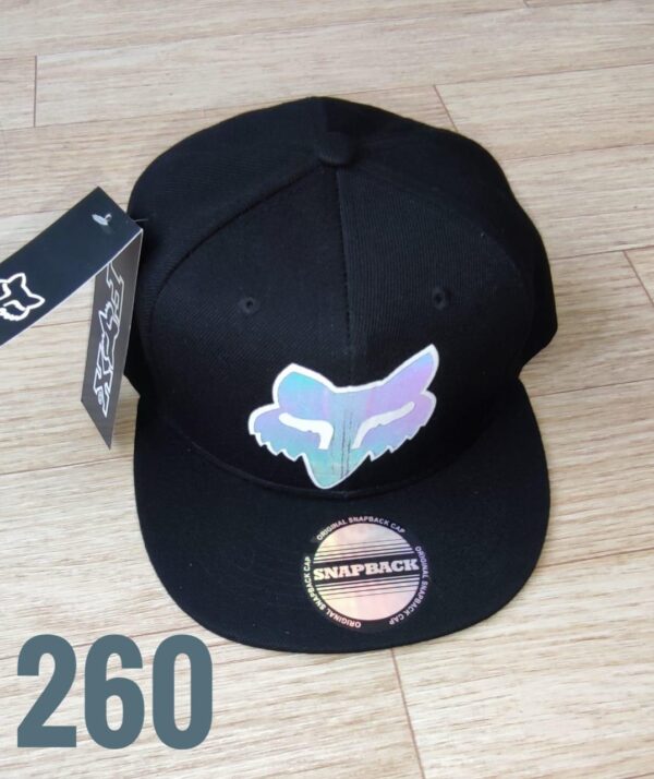 Gorra Plana Paño - Fo Clasico -  Plana Negro - Ajuste Plastico