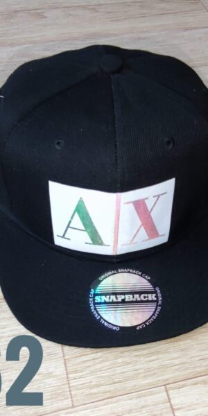 Gorra Plana Paño - Arm Clasico -  Plana Negro - Ajuste Plastico