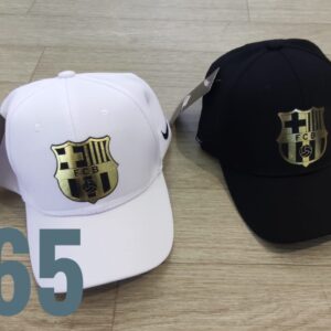 Gorra Futbol - Barcelona Ni - Blanco / Negro - Ajuste Hebilla