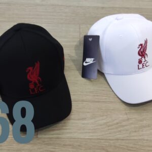Gorra Futbol - Liverpool Ni - Blanco / Negro - Ajuste Hebilla