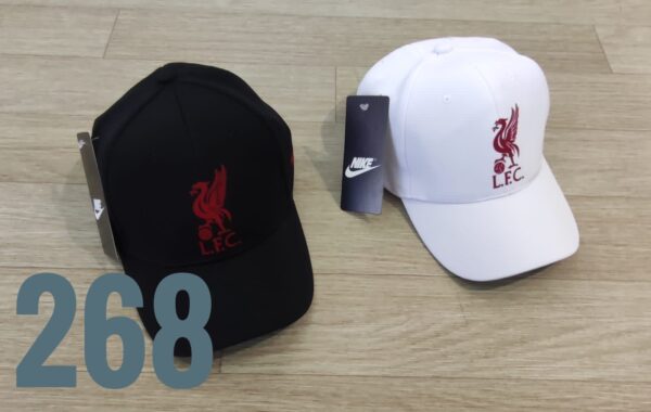 Gorra Futbol - Liverpool Ni - Blanco / Negro - Ajuste Hebilla