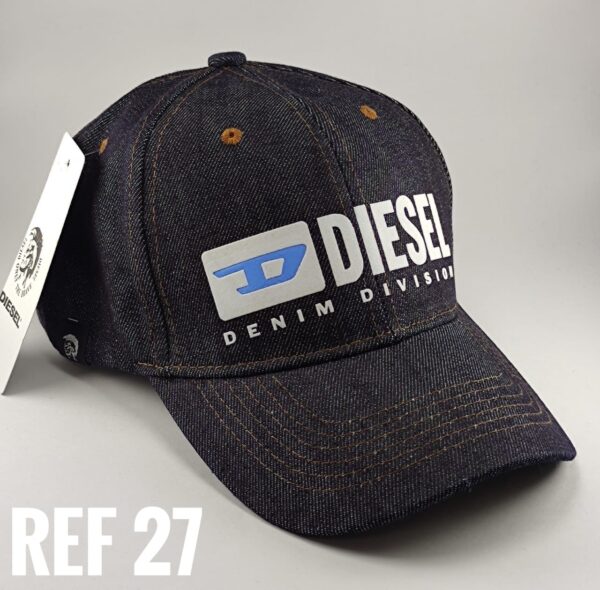 Gorra Clasica - Die - Jean Negro - Ajuste Velcro