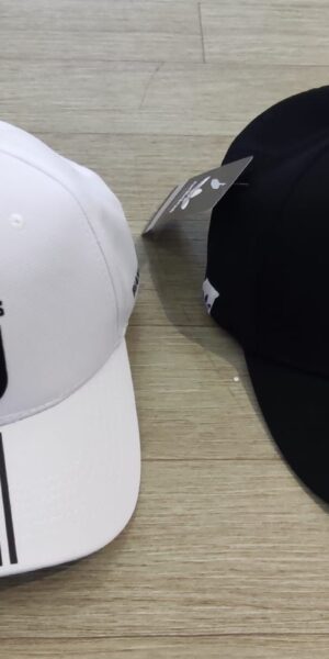 Gorra Futbol - Juventus Adi - Blanco / Negro - Ajuste Hebilla
