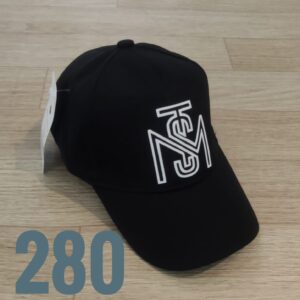 Gorra Clasica - Mon Borde - Negro Flex - Ajuste Hebilla