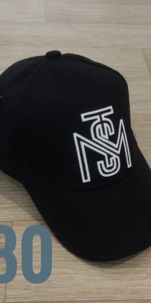 Gorra Clasica - Mon Borde - Negro Flex - Ajuste Hebilla