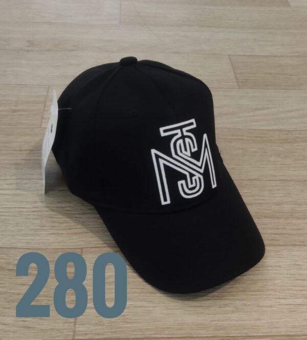 Gorra Clasica - Mon Borde - Negro Flex - Ajuste Hebilla
