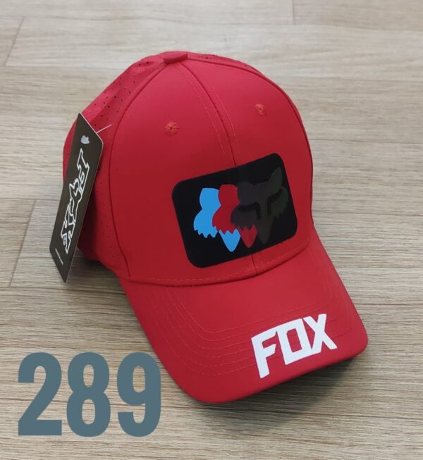 Gorra Deportiva Racing - Fo 3 Caras - Rojo Flex - Ajuste Hebilla