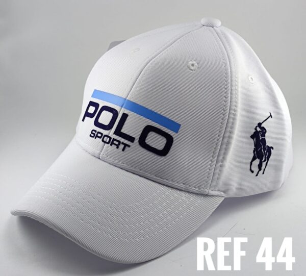 Gorra Clasica - Polo Sport - Blanco Flex - Ajuste Hebilla