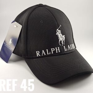 Gorra Clasica - Polo Ralph Lauren - Negro Flex - Ajuste Hebilla