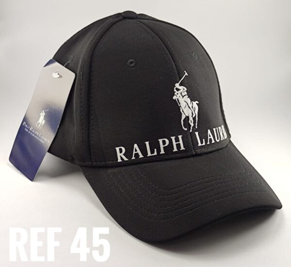Gorra Clasica - Polo Ralph Lauren - Negro Flex - Ajuste Hebilla
