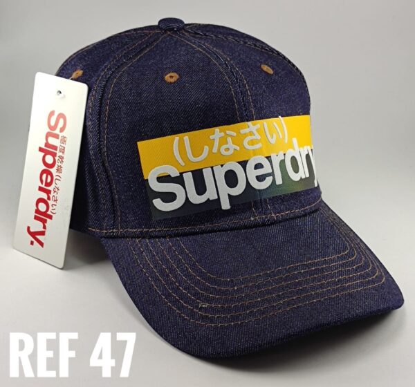Gorra Clasica - Sup Fondos - Jean Azul - Ajuste Velcro
