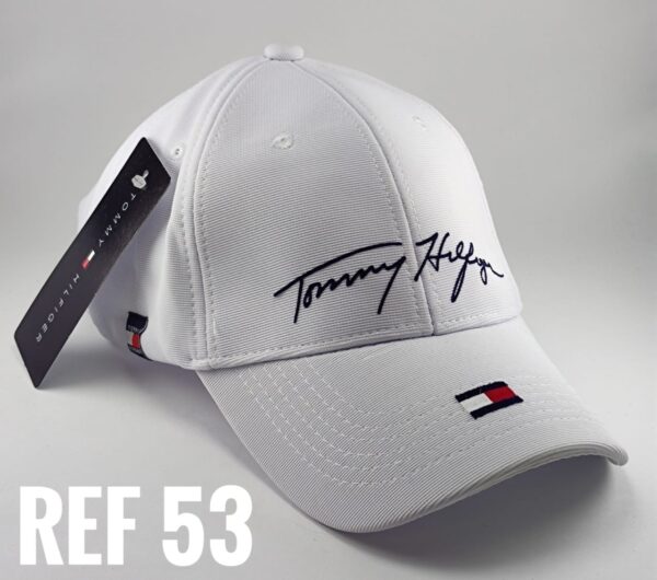 Gorra Clasica - Tom Firma - Blanco Flex - Ajuste Hebilla