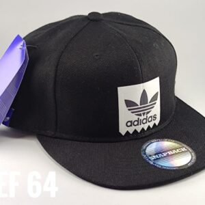 Gorra Clasica - Adi Zig Zag - Plana Negro - Ajuste Plastico