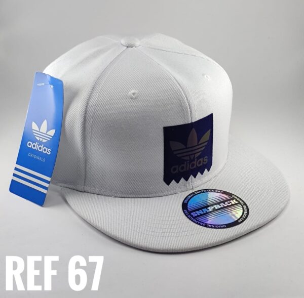 Gorra Clasica - Adi Zig Zag - Plana Blanco - Ajuste Plástico