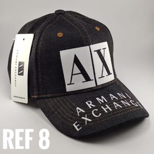 Gorra Clasica - Arm AX - Jean Negro - Ajuste Velcro