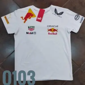 Camiseta Racing - Pum Redbull Tag Hever - Blanco