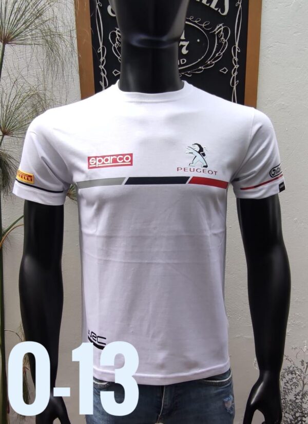 Camiseta Racing - Orbita Peugeot - Blanco