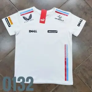 Camiseta Racing - Pum McLaren Lineas Laterales - Blanco