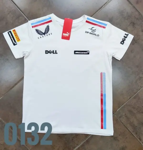 Camiseta Racing - Pum McLaren Lineas Laterales - Blanco