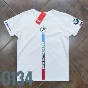 Camiseta Racing - Pum BMW Linea Centro Horizontal - Blanco