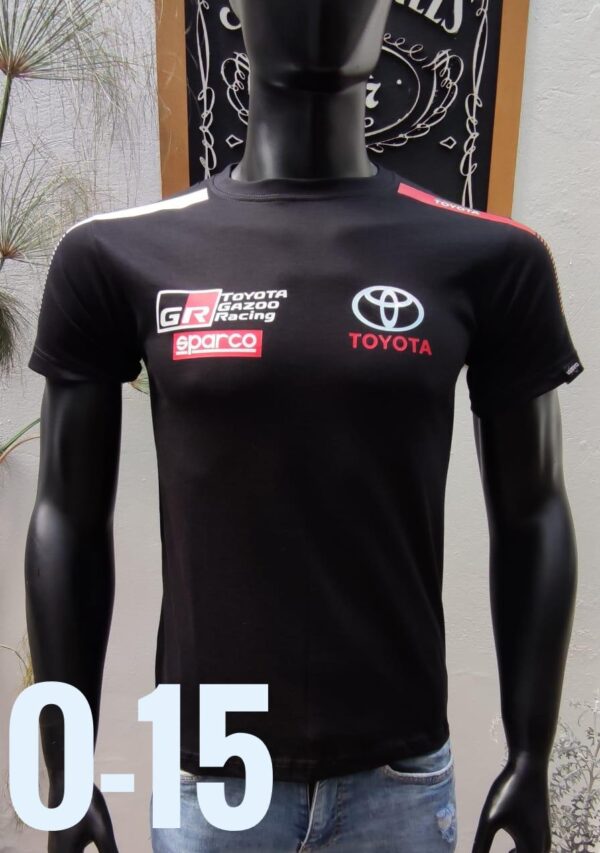 Camiseta Racing - Orbita Toyota - Negro