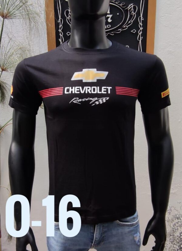 Camiseta Racing - Orbita Chevrolet - Negro