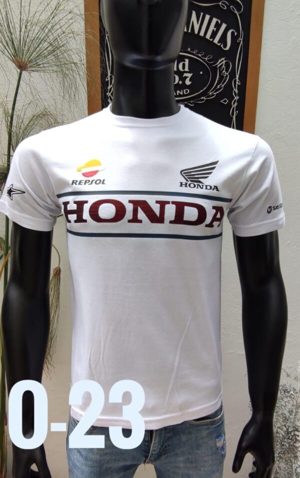 Camiseta Racing - Orbita Honda - Blanco
