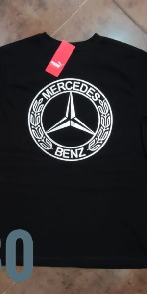 Camiseta Racing - Pum Mercedes Benz Circulo - Negro