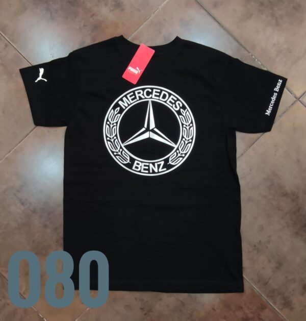 Camiseta Racing - Pum Mercedes Benz Circulo - Negro