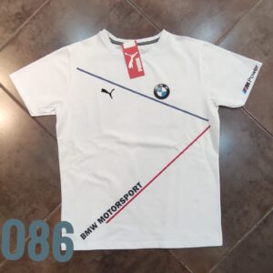 Camiseta Racing - BMW Diagonales - Blanco