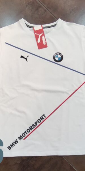 Camiseta Racing - BMW Diagonales - Blanco