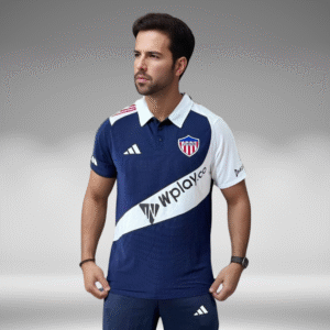 Polo Curva - Junior WPlay - Azul Oscuro/Blanco