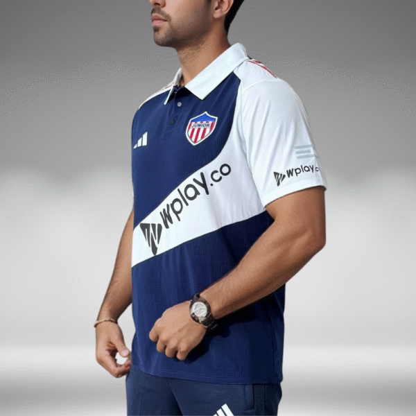 Polo Curva - Junior WPlay - Azul Oscuro/Blanco - Image 2