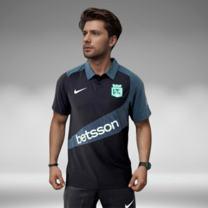 Polo Curva - Nacional Betsson - Negro/Verde Oscuro