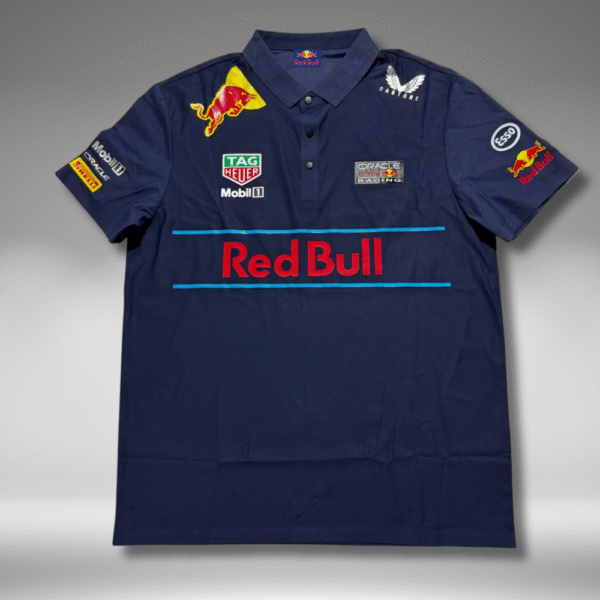 Polo Premium - Redbull Lineas Horizontales Frente - Azul Oscuro - Image 4