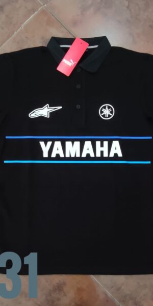 Polo Racing - Yamaha Lineas - Negro