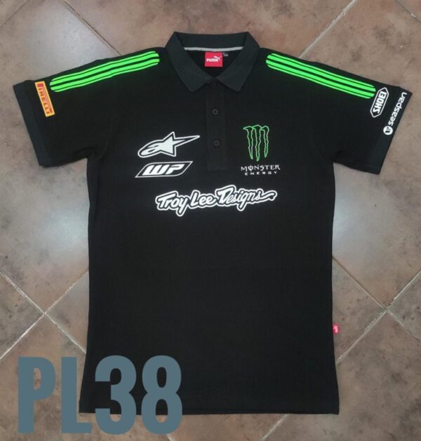 Polo Racing - Monster Troylee - Negro