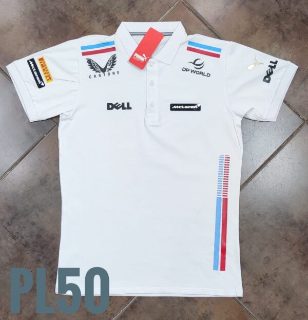 Polo Racing - McLaren Linea Lateral - Blanco