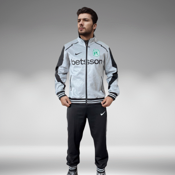 Sudadera Rib - Nacional - Negro / Gris