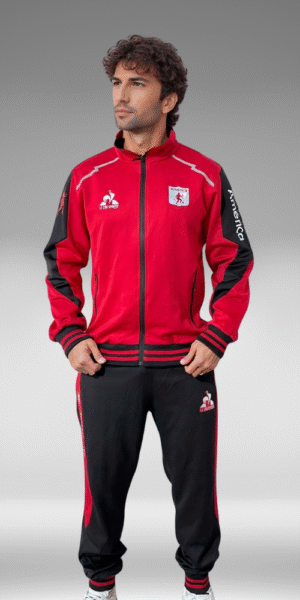 Sudadera Rib - América - Negro / Rojo